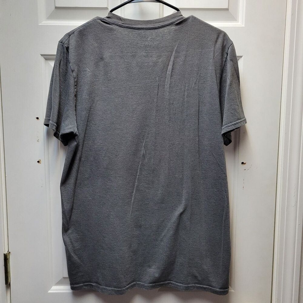 New England Patriots T Shirt Men's Medium Fanatics Gray NFL Football - Picture 3 of 4